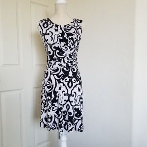 Intermission midi print cocktail dress Size 4